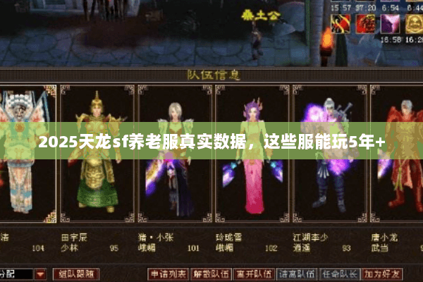 2025天龙sf养老服真实数据,这些服能玩5年+ 2025天龙sf养老服真实数据,这些服能玩5年+