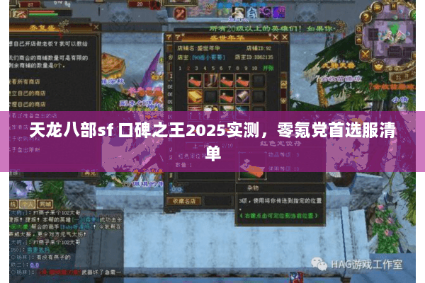 天龙八部sf 口碑之王2025实测,零氪党首选服清单 天龙八部sf 口碑之王2025实测,零氪党首选服清单