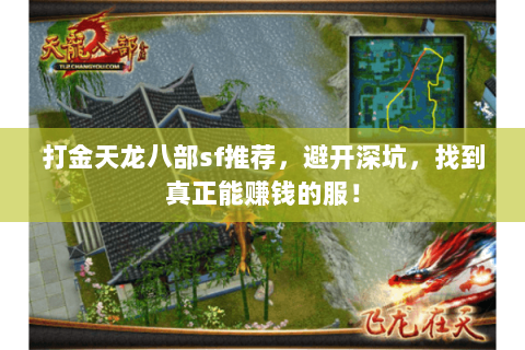 打金天龙八部sf推荐，避开深坑，找到真正能赚钱的服！