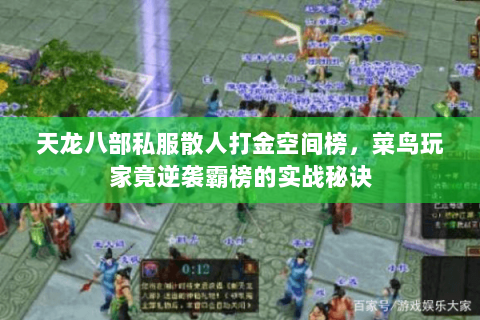 天龙八部私服散人打金空间榜,菜鸟玩家竟逆袭霸榜的实战秘诀 天龙八部私服散人打金空间榜,菜鸟玩家竟逆袭霸榜的实战秘诀