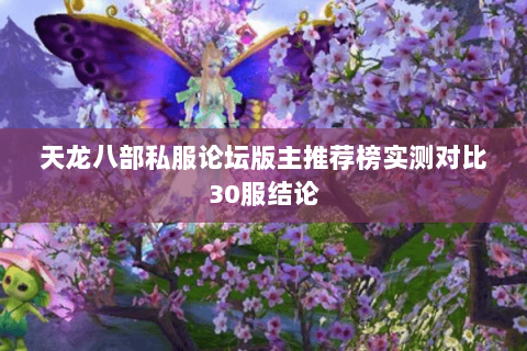 天龙八部私服论坛版主推荐榜实测对比30服结论