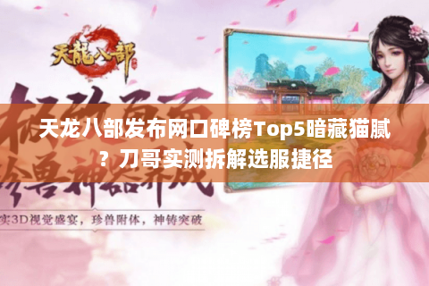 天龙八部发布网口碑榜Top5暗藏猫腻?刀哥实测拆解选服捷径 天龙八部发布网口碑榜Top5暗藏猫腻?刀哥实测拆解选服捷径