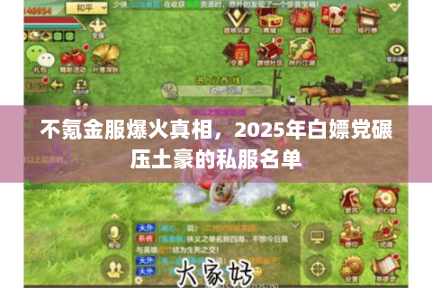 不氪金服爆火真相,2025年白嫖党碾压土豪的私服名单 不氪金服爆火真相,2025年白嫖党碾压土豪的私服名单