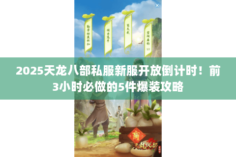 2025天龙八部私服新服开放倒计时！前3小时必做的5件爆装攻略
