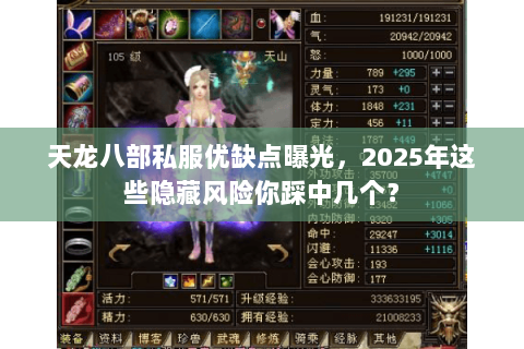 天龙八部私服优缺点曝光,2025年这些隐藏风险你踩中几个? 天龙八部私服优缺点曝光,2025年这些隐藏风险你踩中几个?
