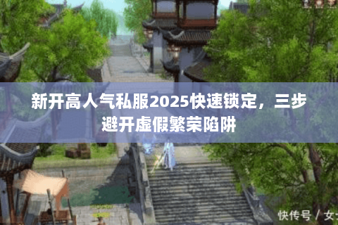 新开高人气私服2025快速锁定，三步避开虚假繁荣陷阱