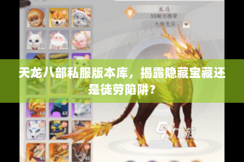 天龙八部私服版本库，揭露隐藏宝藏还是徒劳陷阱？