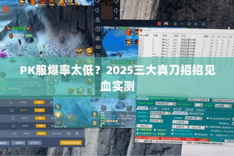 PK服爆率太低?2025三大真刀招招见血实测 PK服爆率太低?2025三大真刀招招见血实测