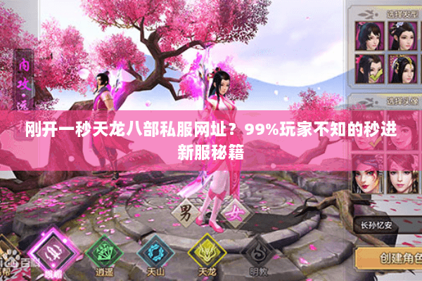 刚开一秒天龙八部私服网址？99%玩家不知的秒进新服秘籍
