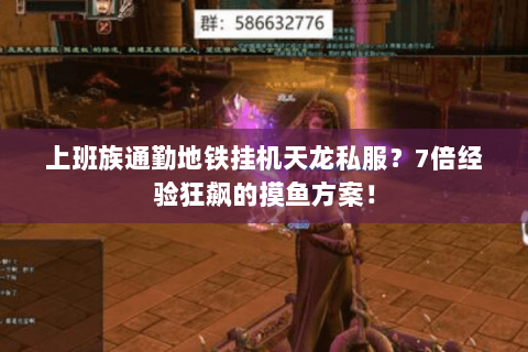 上班族通勤地铁挂机天龙私服？7倍经验狂飙的摸鱼方案！