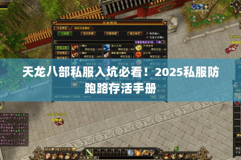 天龙八部私服入坑必看！2025私服防跑路存活手册