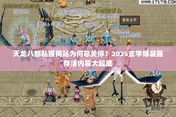 天龙八部私服网站为何总关停？2025玄学爆装服存活内幕大起底
