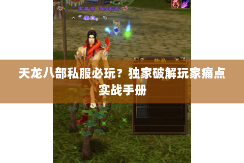 天龙八部私服必玩?独家破解玩家痛点实战手册 天龙八部私服必玩?独家破解玩家痛点实战手册