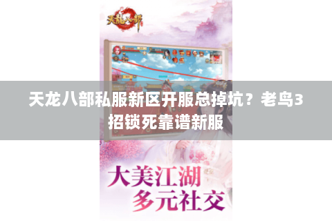 天龙八部私服新区开服总掉坑？老鸟3招锁死靠谱新服