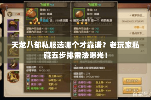 天龙八部私服选哪个才靠谱？老玩家私藏五步排雷法曝光！