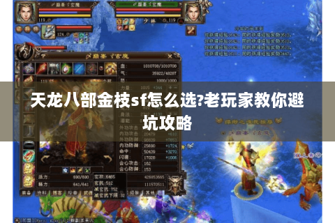 天龙八部金枝sf怎么选?老玩家教你避坑攻略 天龙八部金枝sf怎么选?老玩家教你避坑攻略