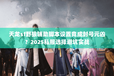 天龙sf野狼辅助脚本设置竟成封号元凶？2025私服选择避坑实战