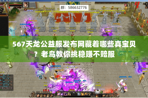 567天龙公益服发布网藏着哪些真宝贝?老鸟教你挑稳赚不赔服 567天龙公益服发布网藏着哪些真宝贝?老鸟教你挑稳赚不赔服