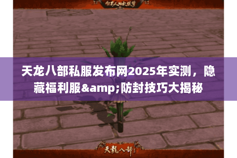 天龙八部私服发布网2025年实测,隐藏福利服&防封技巧大揭秘 天龙八部私服发布网2025年实测,隐藏福利服&防封技巧大揭秘