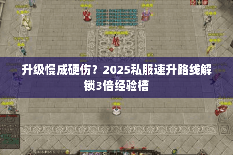 升级慢成硬伤？2025私服速升路线解锁3倍经验槽