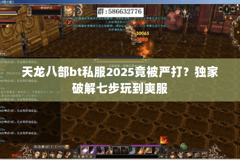 天龙八部bt私服2025竟被严打?独家破解七步玩到爽服 天龙八部bt私服2025竟被严打?独家破解七步玩到爽服