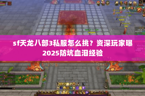 sf天龙八部3私服怎么挑？资深玩家曝2025防坑血泪经验