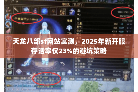 天龙八部sf网站实测,2025年新开服存活率仅23%的避坑策略 天龙八部sf网站实测,2025年新开服存活率仅23%的避坑策略