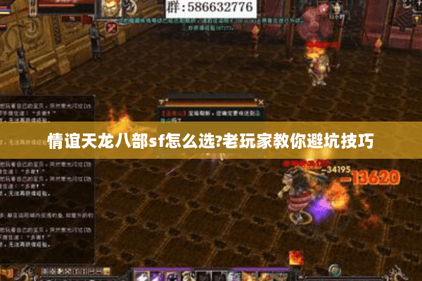 情谊天龙八部sf怎么选?老玩家教你避坑技巧