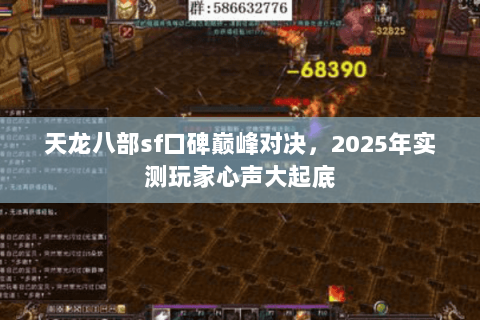 天龙八部sf口碑巅峰对决，2025年实测玩家心声大起底