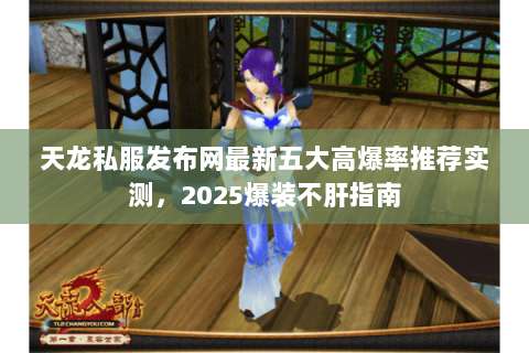 天龙私服发布网最新五大高爆率推荐实测，2025爆装不肝指南