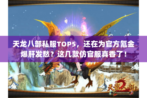 天龙八部私服TOP5,还在为官方氪金爆肝发愁?这几款仿官服真香了! 天龙八部私服TOP5,还在为官方氪金爆肝发愁?这几款仿官服真香了!