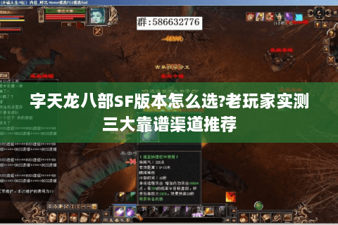 字天龙八部SF版本怎么选?老玩家实测三大靠谱渠道推荐 字天龙八部SF版本怎么选?老玩家实测三大靠谱渠道推荐