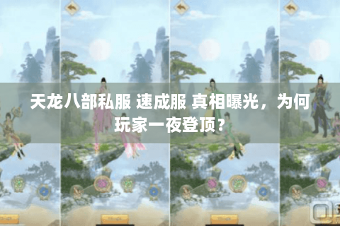 天龙八部私服 速成服 真相曝光,为何玩家一夜登顶? 天龙八部私服 速成服 真相曝光,为何玩家一夜登顶?