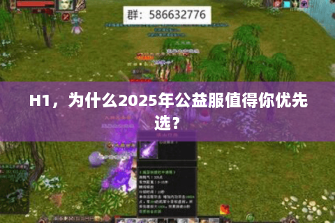 H1，为什么2025年公益服值得你优先选？
