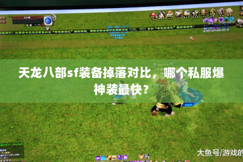 天龙八部sf装备掉落对比,哪个私服爆神装最快? 天龙八部sf装备掉落对比,哪个私服爆神装最快?