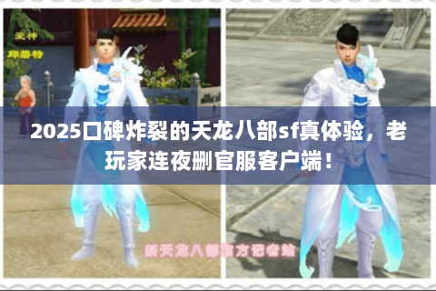 2025口碑炸裂的天龙八部sf真体验，老玩家连夜删官服客户端！
