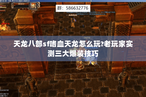 天龙八部sf嗜血天龙怎么玩?老玩家实测三大爆装技巧