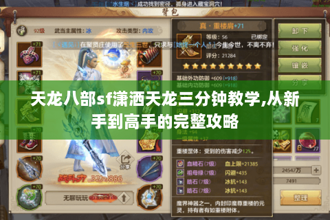 天龙八部sf潇洒天龙三分钟教学,从新手到高手的完整攻略