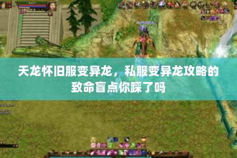 天龙怀旧服变异龙，私服变异龙攻略的致命盲点你踩了吗