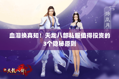 血泪换真知!天龙八部私服值得投资的3个隐秘原则 血泪换真知!天龙八部私服值得投资的3个隐秘原则