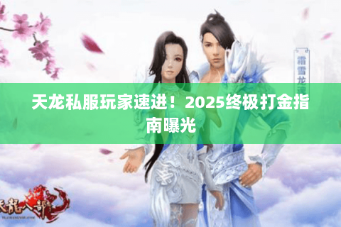 天龙私服玩家速进!2025终极打金指南曝光 天龙私服玩家速进!2025终极打金指南曝光