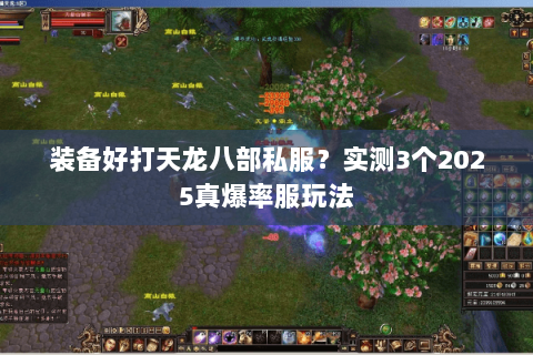 装备好打天龙八部私服?实测3个2025真爆率服玩法 装备好打天龙八部私服?实测3个2025真爆率服玩法
