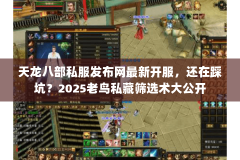 天龙八部私服发布网最新开服，还在踩坑？2025老鸟私藏筛选术大公开