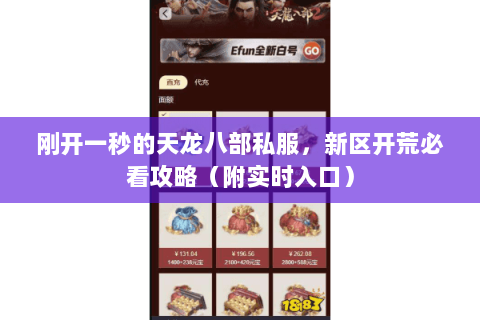 刚开一秒的天龙八部私服,新区开荒必看攻略(附实时入口) 刚开一秒的天龙八部私服,新区开荒必看攻略(附实时入口)