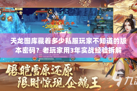 天龙图库藏着多少私服玩家不知道的版本密码?老玩家用3年实战经验拆解 天龙图库藏着多少私服玩家不知道的版本密码?老玩家用3年实战经验拆解