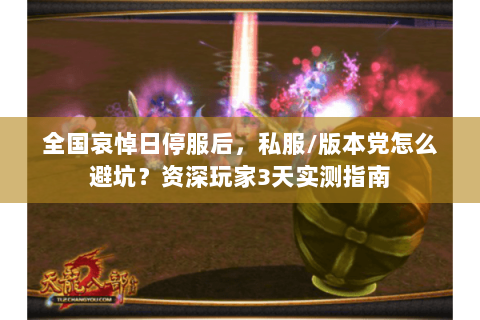 全国哀悼日停服后，私服/版本党怎么避坑？资深玩家3天实测指南