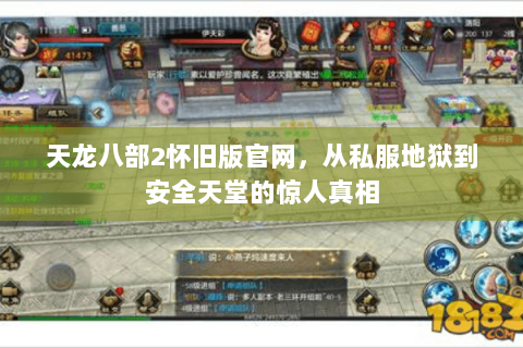 天龙八部2怀旧版官网，从私服地狱到安全天堂的惊人真相