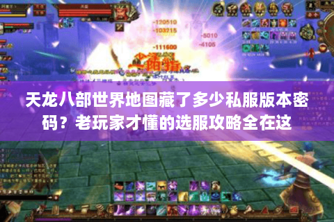 天龙八部世界地图藏了多少私服版本密码?老玩家才懂的选服攻略全在这 天龙八部世界地图藏了多少私服版本密码?老玩家才懂的选服攻略全在这