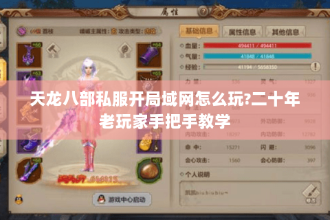 天龙八部私服开局域网怎么玩?二十年老玩家手把手教学