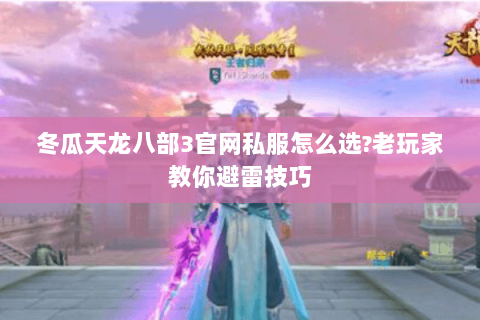 冬瓜天龙八部3官网私服怎么选?老玩家教你避雷技巧